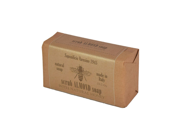 Almond & Natural Honey Scrub Bar Soap