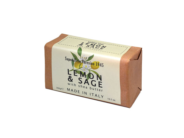 Lemon and Sage Bar Soap with Shea Butter