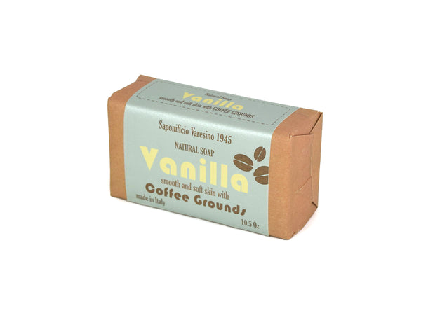 Vanilla and Coffee Grounds Exfoliating Bar Soap